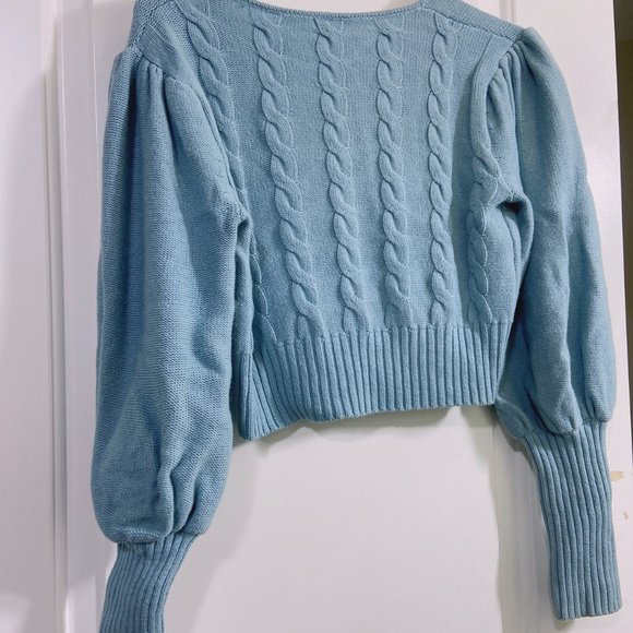 Aritzia Wilfred Canto Sweater XS Sage Stone - Picture 3 of 3